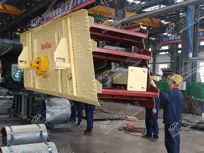 Rock Stone Gold Copper Hot Sale Circular Motion Inclined Aggregate Vibrating Screen
