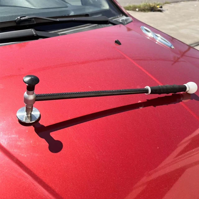 Carbon Fiber Hammer Tools Tap Down Tools Tips For  Dent Removal Car Body Car Part Hail Dent Removal 5