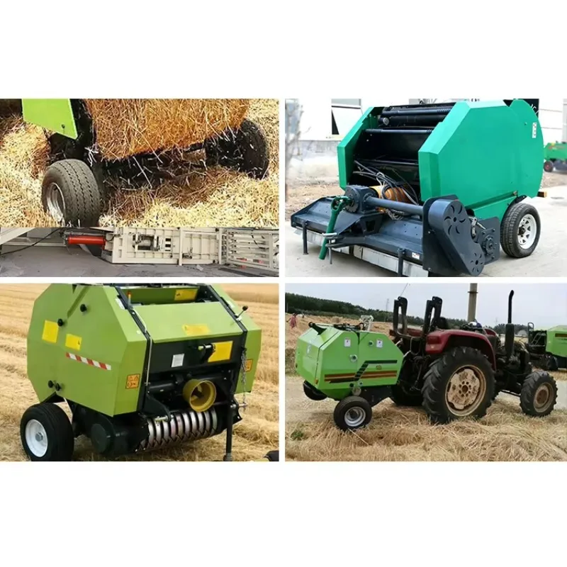 Agricultural Round Baler Machine Mini Silage Hay Baling Equipment Tractor Mounted Best Offer