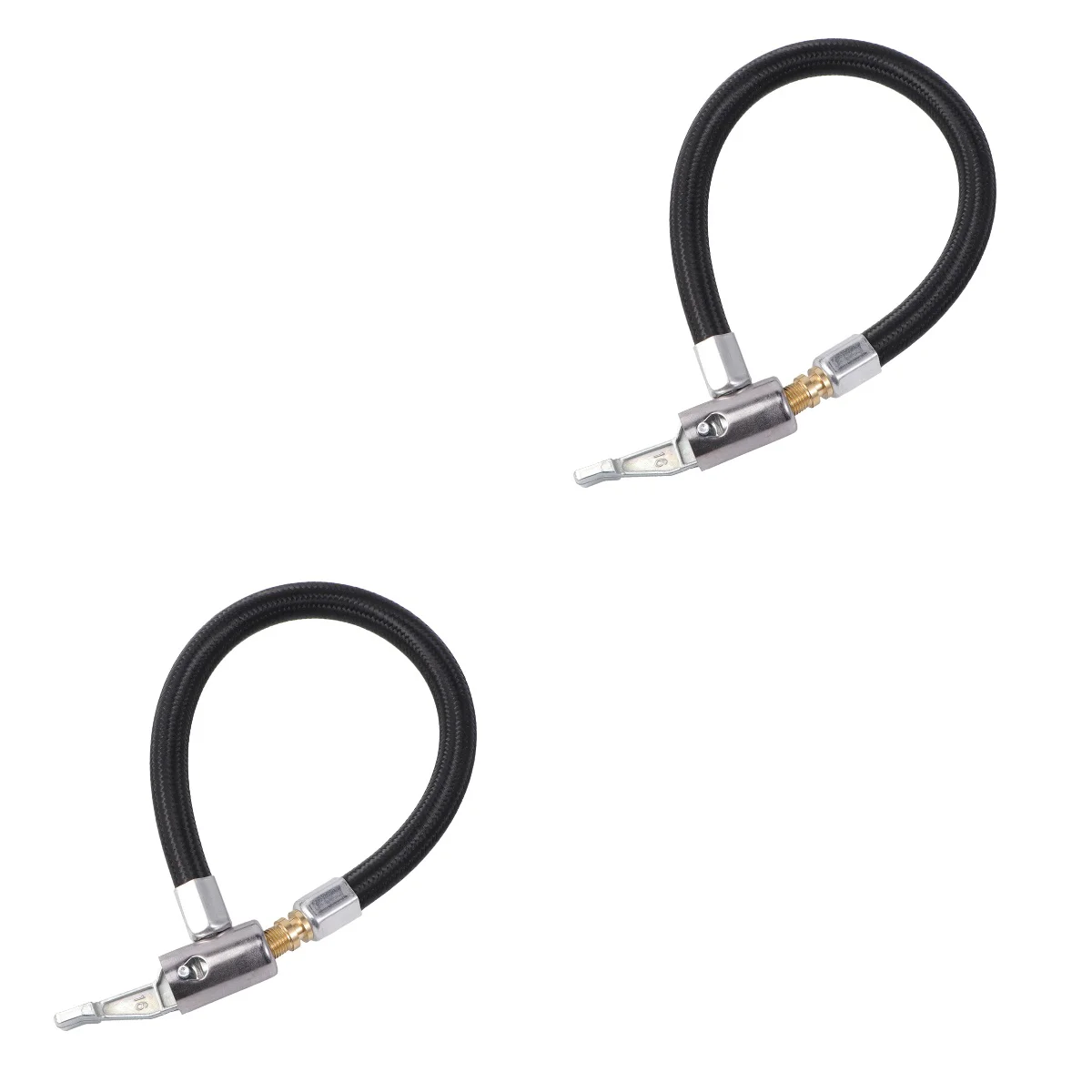 

2 Pack Adapter Locking Air Chuck Valve Tool Tire Inflator Hose Inflating Tube Extension Pump