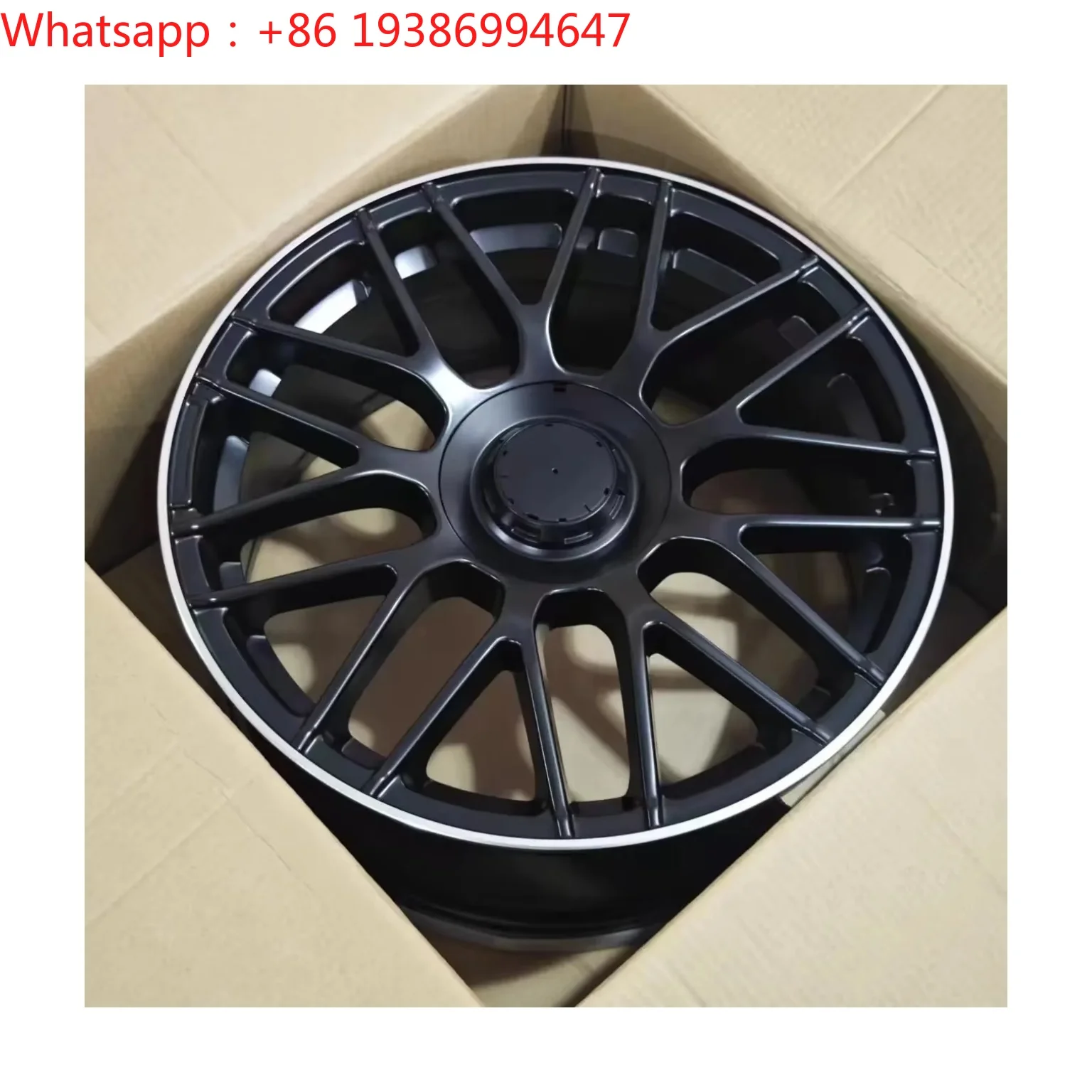 For RTS Car Wheels Rim 18 19 20 Inch 5X112 Black Red Staggered Passenger Car Wheels for GLS63 S65 C43 Car Rims