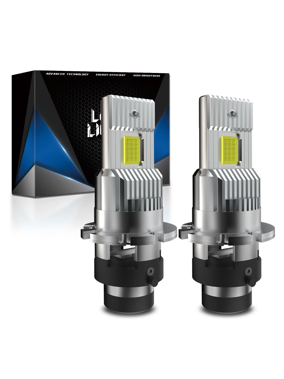 D2S D2R D4S D4R CANBUS LED-Scheinwerferlampe, 20000LM ultrahelles Plug-and-Play All-in-One-Autoscheinwerfer mit Kühlventilator