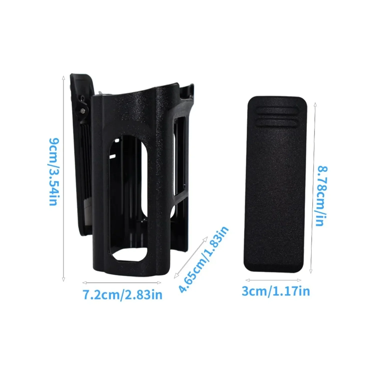 Кобура с зажимом для ремня рации UV-32/DM-32 |   Прочный пластиковый сменный аксессуар для радиодержателя |   2 шт.