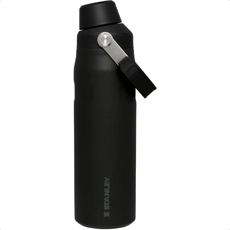 

IceFlow Fast Flow Water Bottle Angled Spout Lid Lightweight Leakproof for Travel Sports Insulated Stainl Steel BPAFree