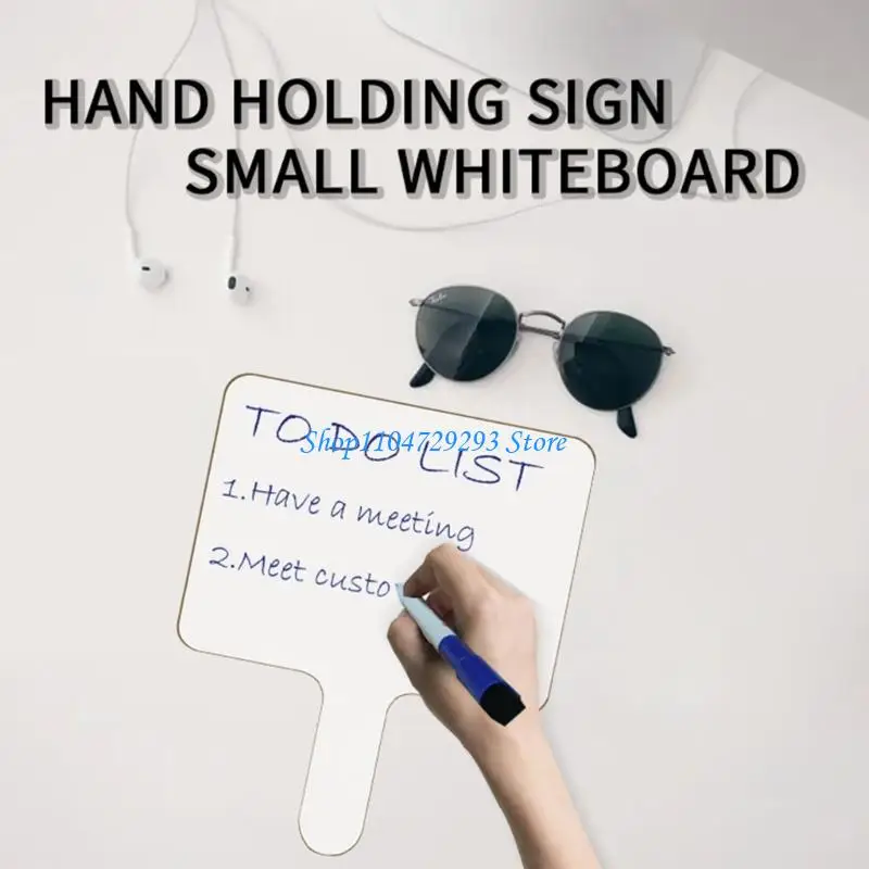 Y2GD 10Pcs Wooden Writing Board Double Sided Erasable Whiteboard Sign for Sketching