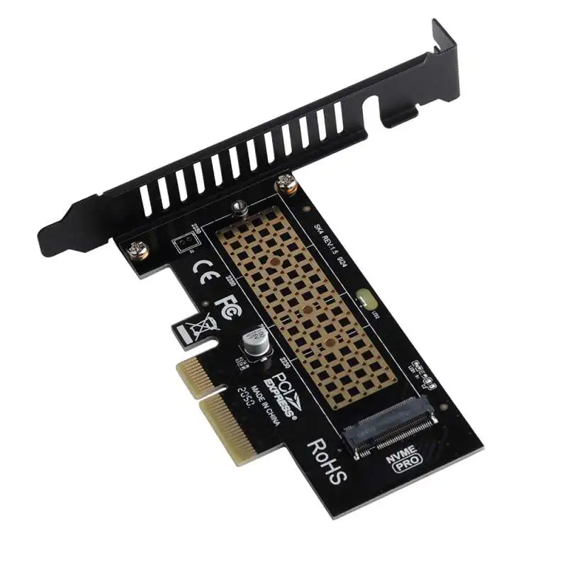 RCmall 10Pcs SK4 M.2 NVMe SSD NGFF to PCIE X4 Adapter M Key Interface Card Suppor PCI Express 3.0 x4 2230-2280 Full Speed