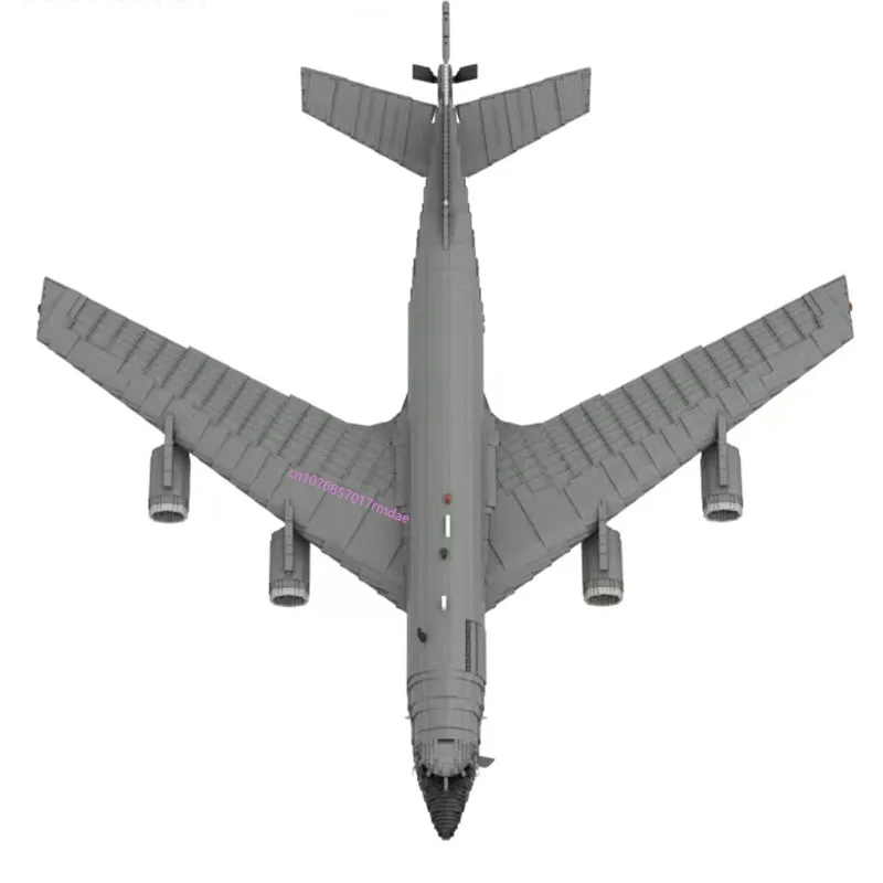 WW2 군사 MOC 보잉 KC-135R 스트라토탱커 모델, 창의적인 아이디어, 하이테크 어린이 장난감 선물, 전투기 비행기 블록, 12444 개, 신제품