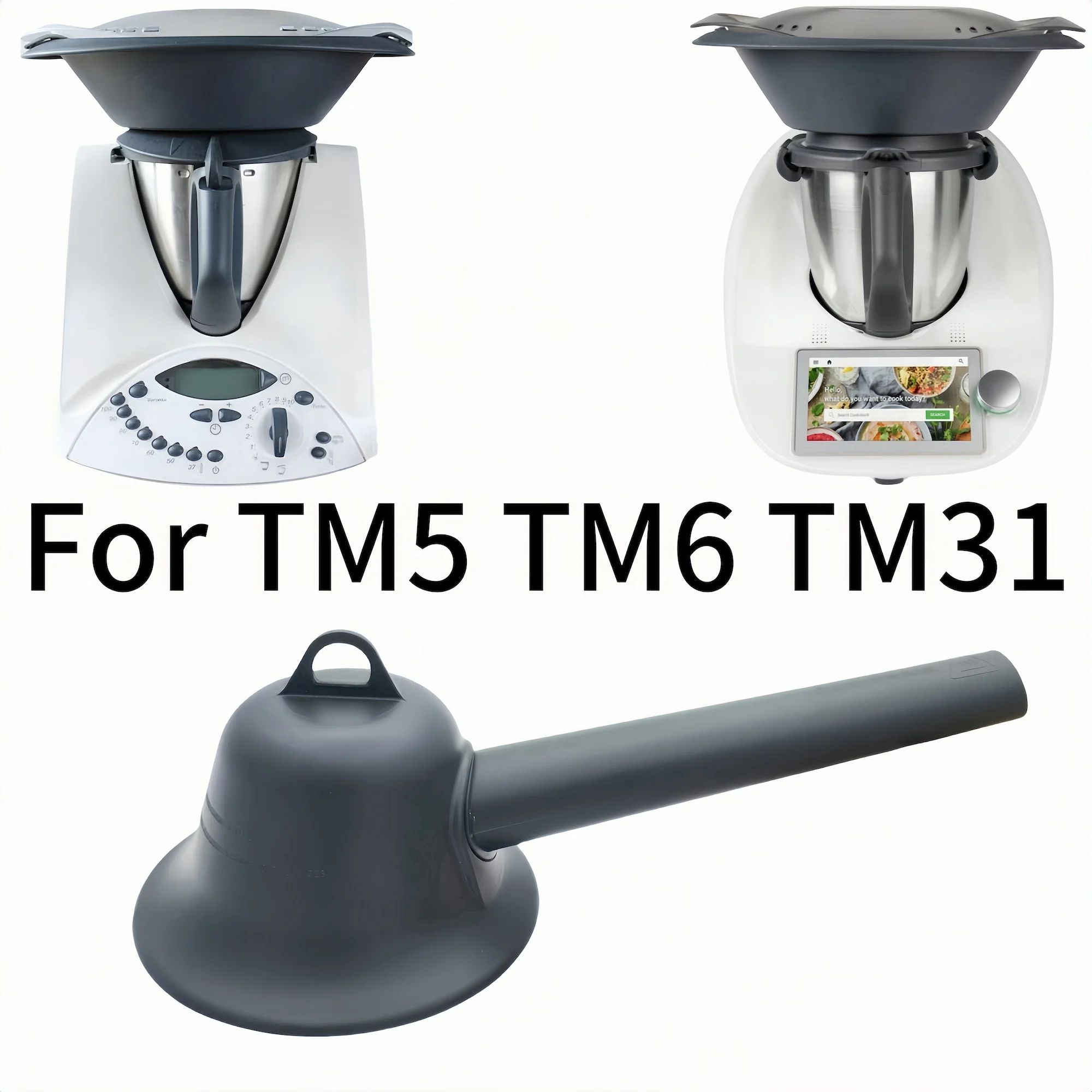 

Направляющая трубка для отвода пара, универсальная паровая трубка для Thermomix TM31, TM5, TM6 и Monsieur Cuisine Connect Smart