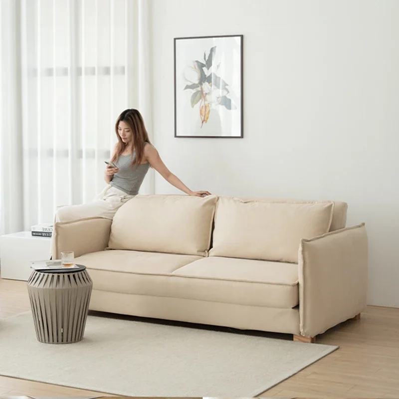 رغوة الخشب الأرائك الناعمة الحديثة طوي مربع مصمم غرفة المعيشة أريكة سرير نفث صالة Divano Letto Pieghevole أثاث المنزل