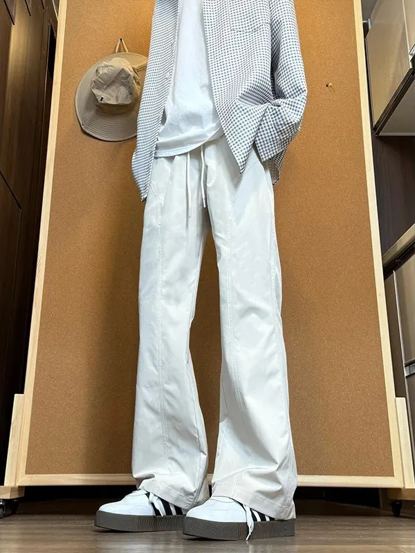 

Мужские повседневные брюки: ветрозащитные, водонепроницаемые, с косым кроем, прямые, для отдыха и работы, в американском спортивном стиле, длинные