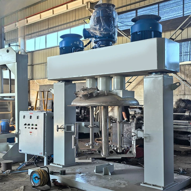 Heavy Duty Three Axis Mixer for Glass Glue and Structural Adhesive High Low Speed Vacuum Disperser