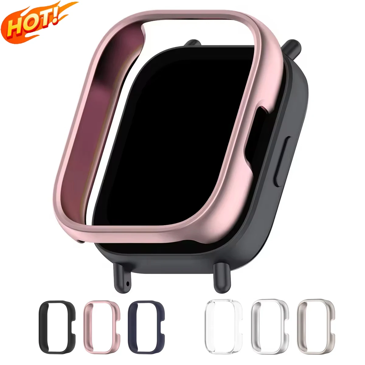 Case for Xiaomi Redmi Watch 5 Active Matte PC Cover Protective Hollow Bumper Shell for Redmi Watch 5 Lite Smartwatch Accessories