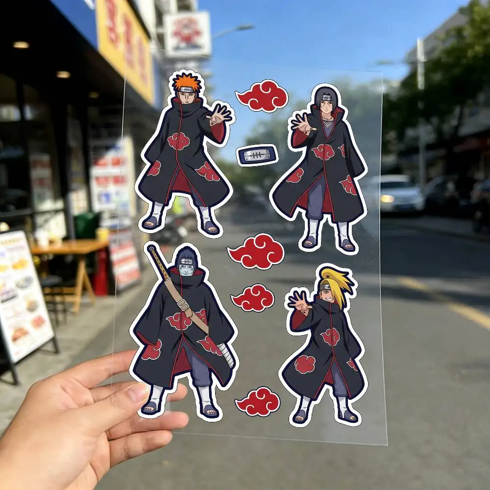 Poster NARUTO Reflective Motorcycle Stickers Waterproof Vinyl Decals For Motorbike Helmet Fuel Tank Bike