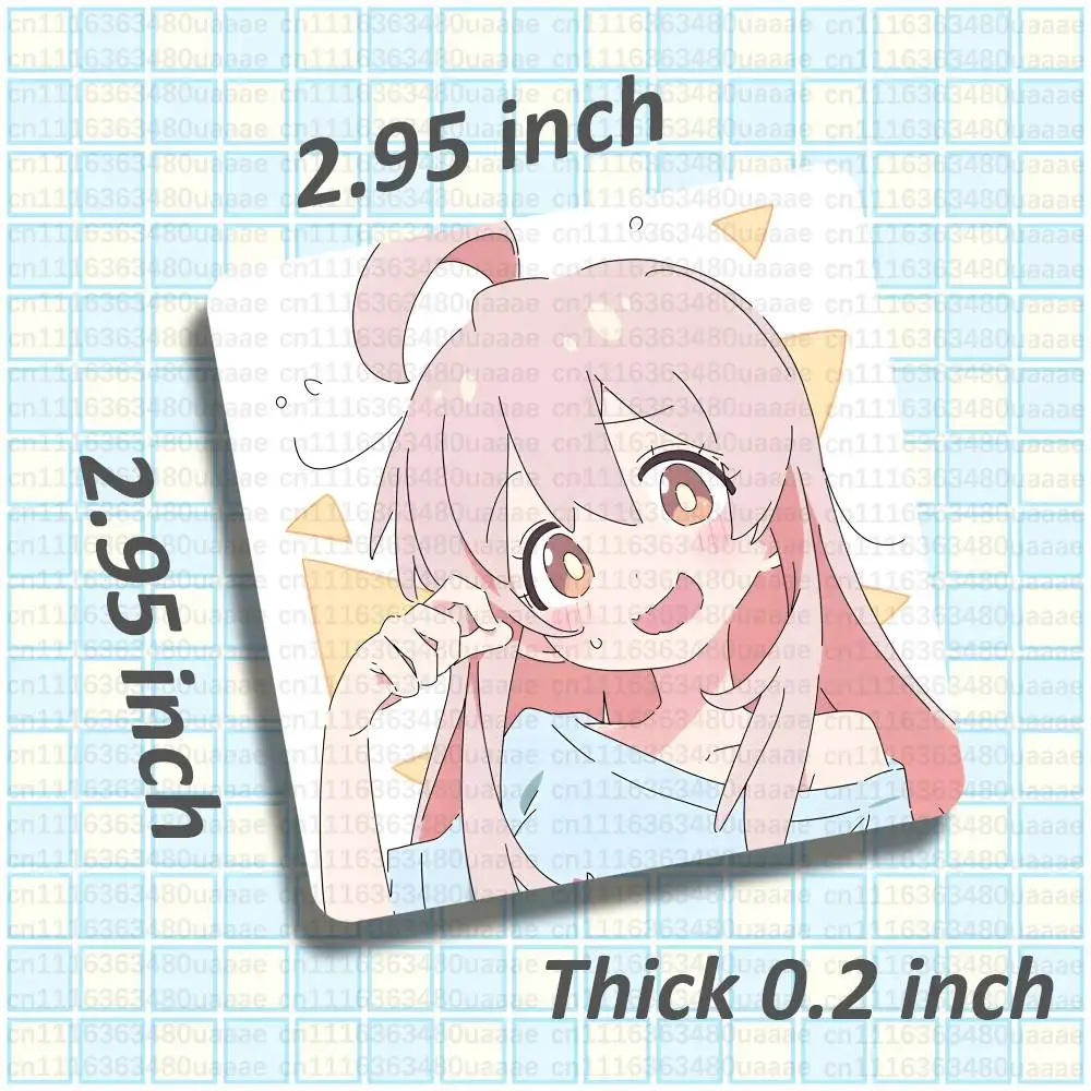 O-Oyama Mahiro DIY Refrigerator Magnet Acrylic Square with Magnetic Sheet Material Package Home Decor