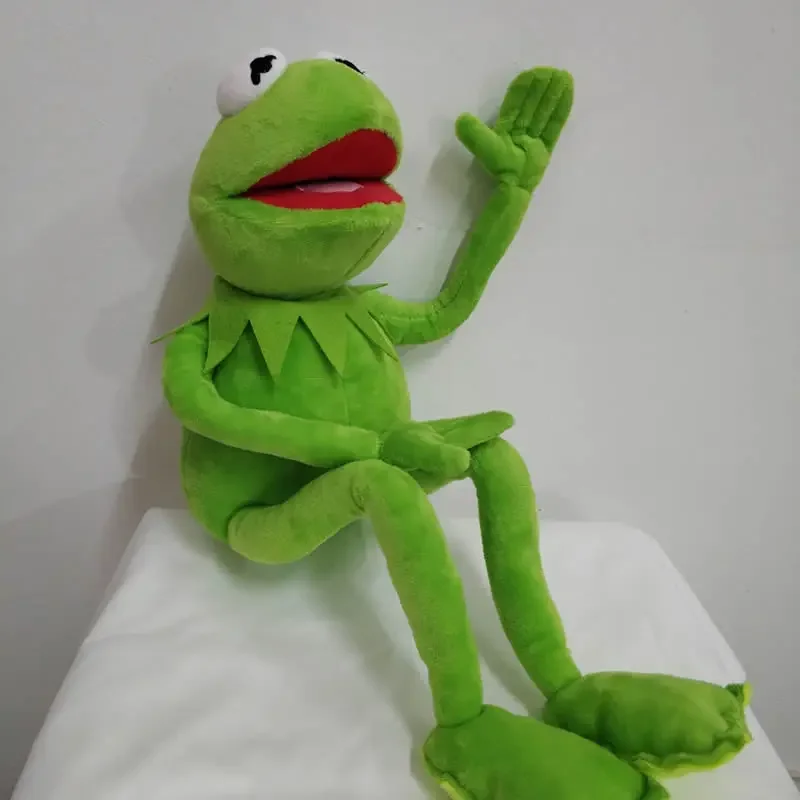 45cm Cartoon The Muppets KERMIT FROG Plush Dolls Soft Boy Stuffed Doll for Birthday Gift High Quality