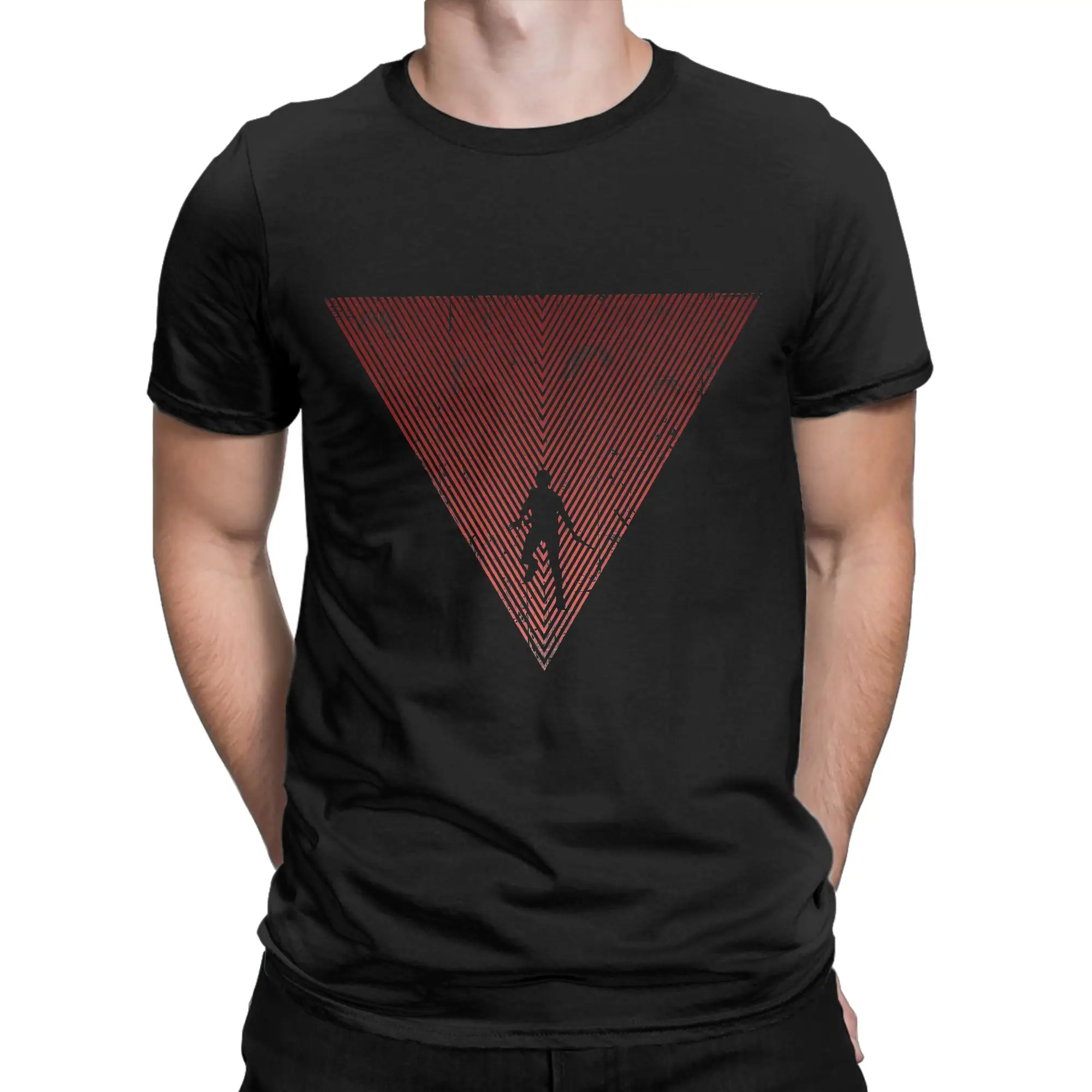 Take Control Version Red Grunge Novelty Graphic 100% Cotton T-Shirt control Tees Tops For Men