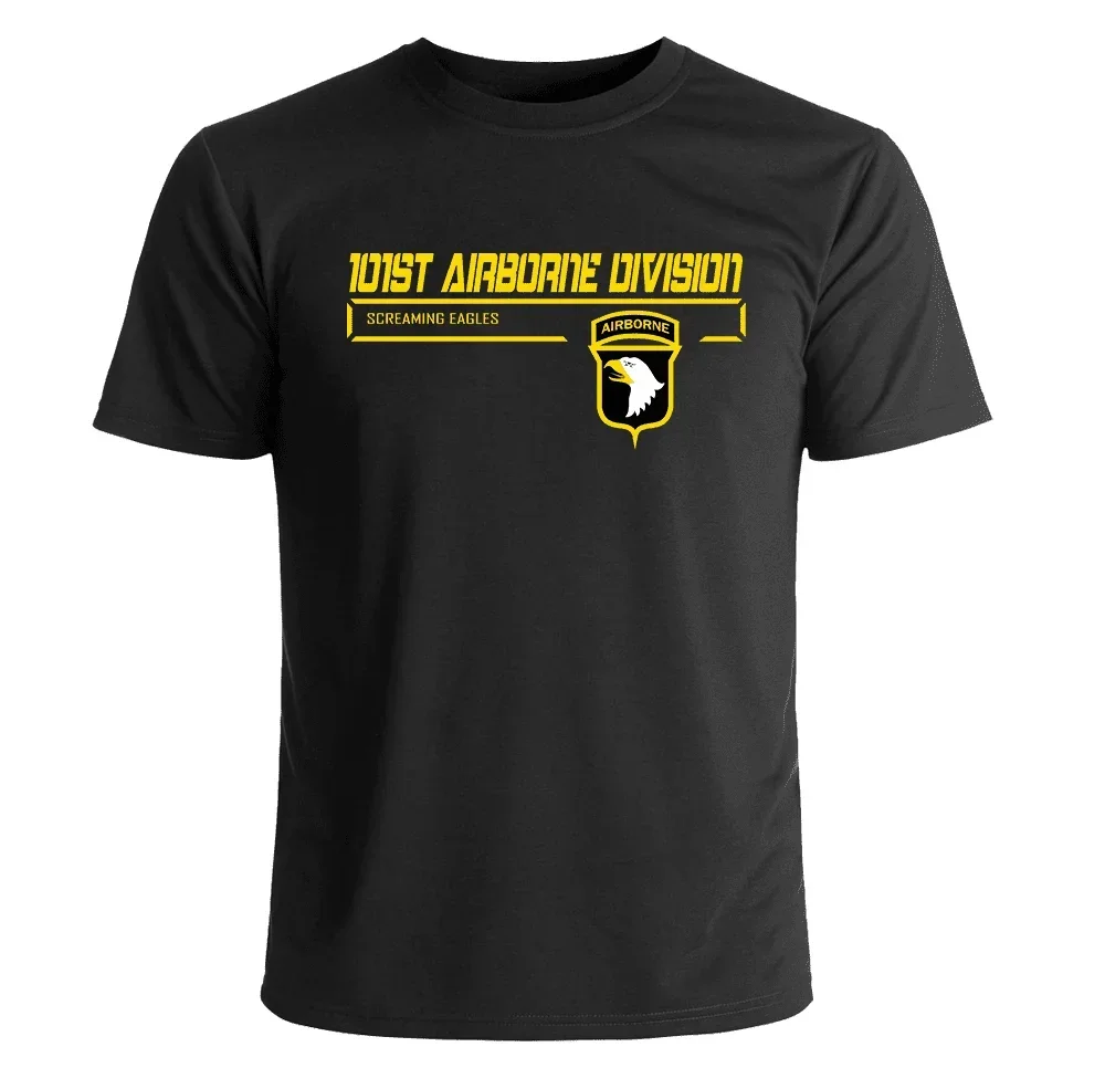 Sleeve Casual Mens T-shirt Size S-5xl US Army 101st Airborne Division T-Shirt 100% Cotton O-Neck Summer Short men clothing