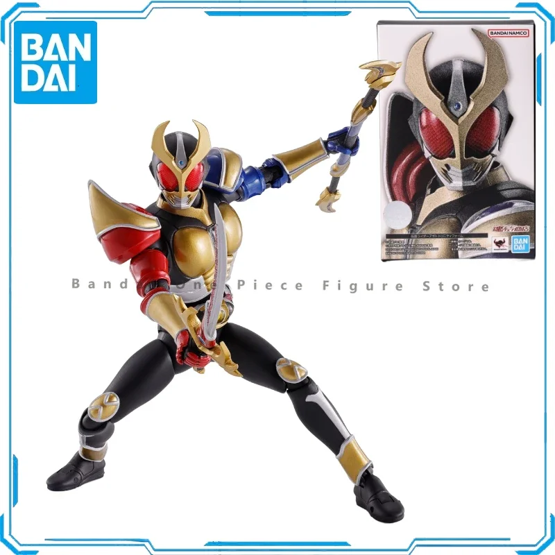 

In Stock Original Bandai SHF Real Bone Sculpture Kamen Rider Akita Trinity Action Figure Ornament Animation Toy Exquisite Gift