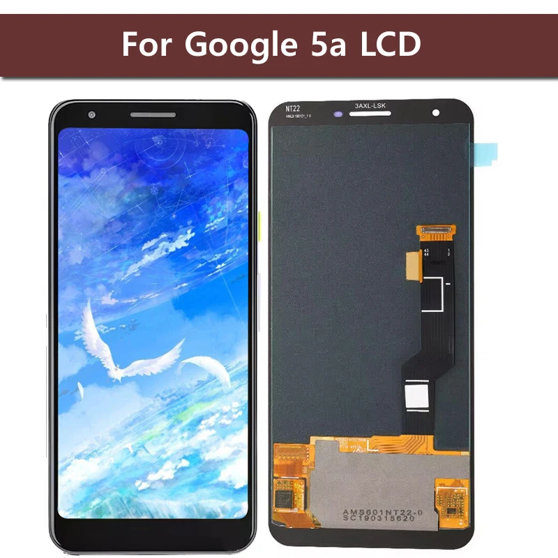 Tested Well Incell LCD Screen For Google Pixel 5A LCD Display Touch Screen Sensor Digitizer Assembly Replacement Repair Parts