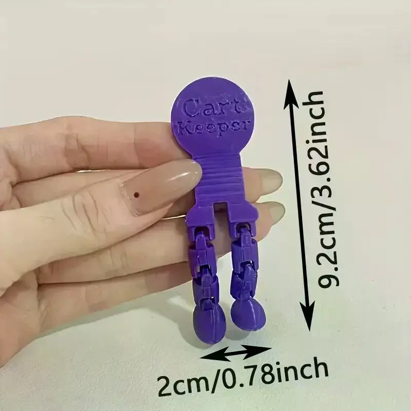 Lightweight Shopping Cart Token Keychain with Unlocking Functionality for Busy Days
