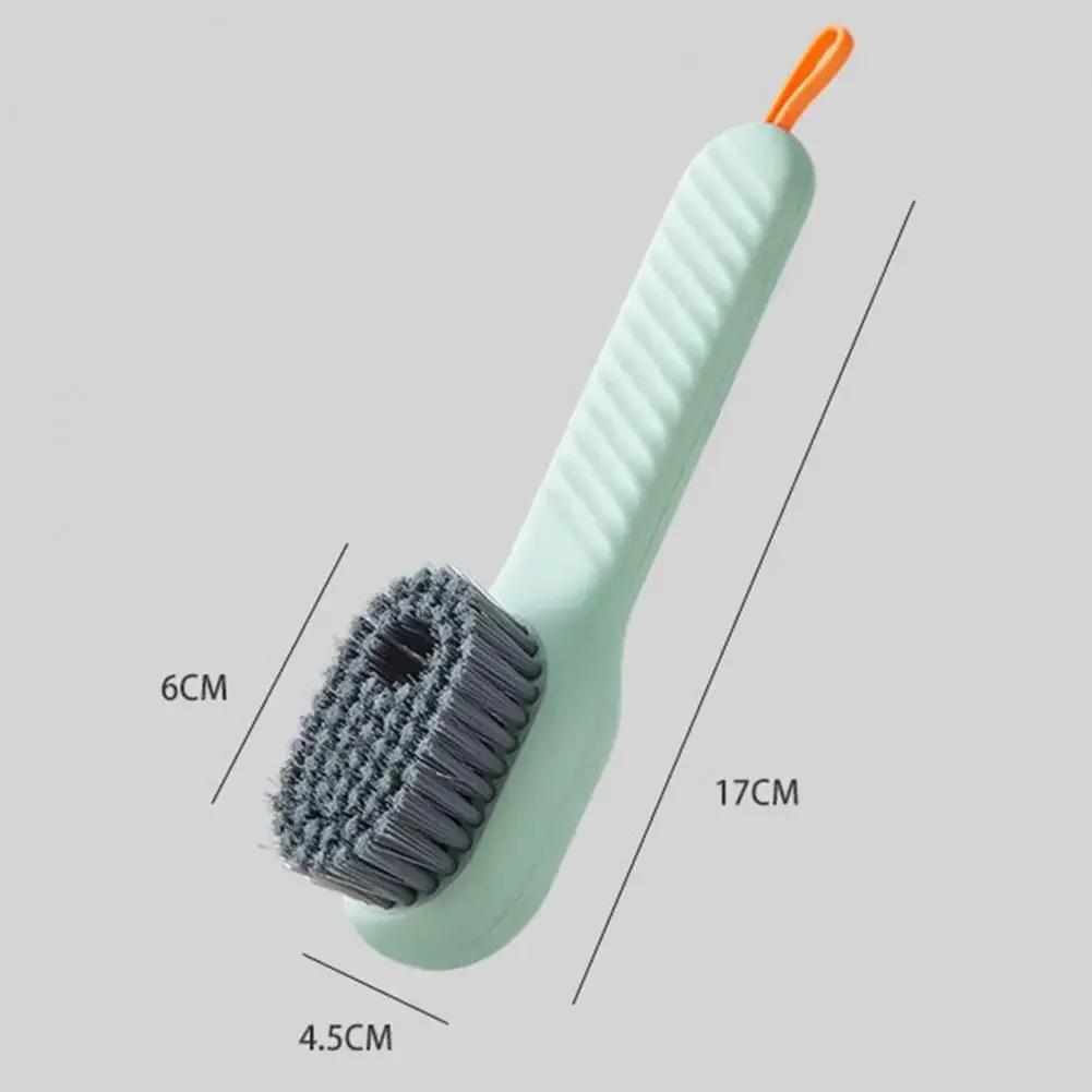 Shoe Brush Automatic Liquid Discharge Multifunctional Deep Cleaning Soft Bristles Household Laundry Cleaning Brush for Daily Use