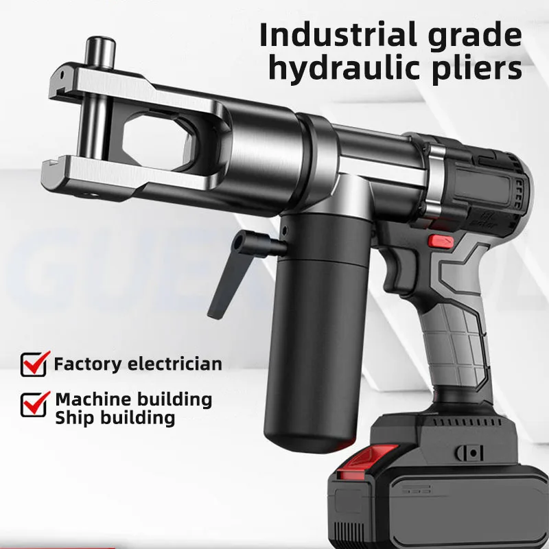 90KN Lithium Battery Electric Crimping Clamp Terminal Crimping Machine Hydraulic Clamp Cable Clamp Head Can Rotate No Dead Corne