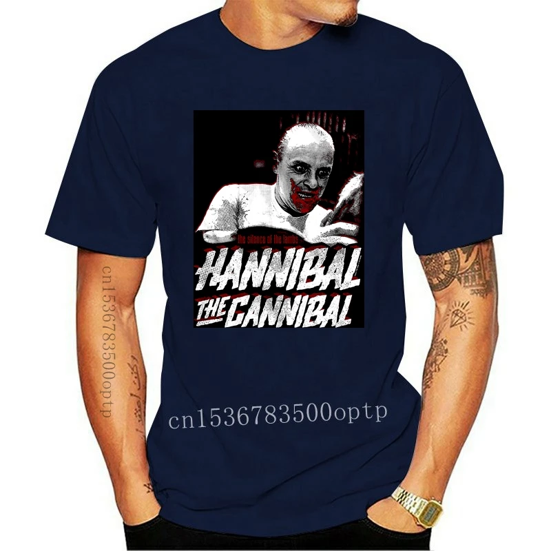 Mens Clothes Silence Of The Lambs Hannibal The Cannibal Photo Adult T-Shirt Great Movie Cotton Cool Gift Personality Tee Shirt