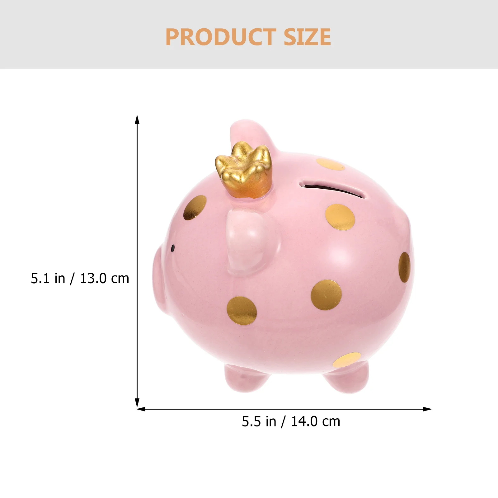 Hucha grande para niños, bonita hucha de cerámica irrompible, tarro de ahorro de dinero, decoración de cerdo de escritorio, decoración de fiesta, Idea de regalo