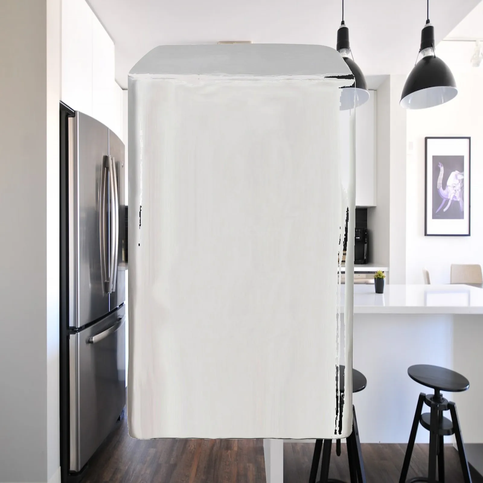 silver-coated-oxford-washing-machine-cover-zippered-front-load-washer-protector-dustproof-waterproof-for-laundry-room-balcony