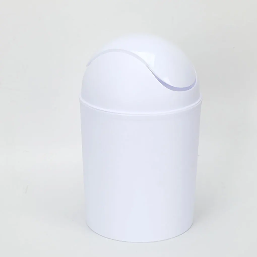 

White Desktop Bin Affordable And Eco-friendly Trash Solution Convenient Plastic Small Trash Can