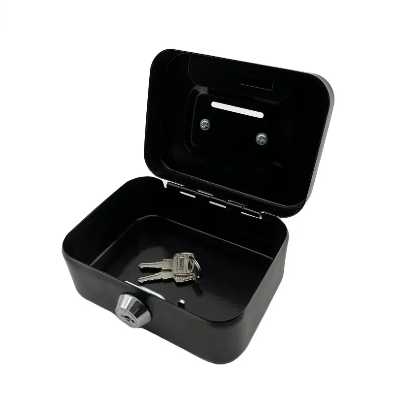 Locking Piggy Bank - Creative Small Coin Storage Box with Key, Portable Money Saver Organizer, Cute Cash Gift Box