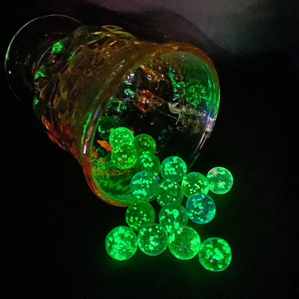 Juguetes de canicas, decoración de pecera, máquina de juegos de mármol, cuentas, canicas de vidrio, bola de cristal luminosa, máquina de Pinball, canicas pequeñas