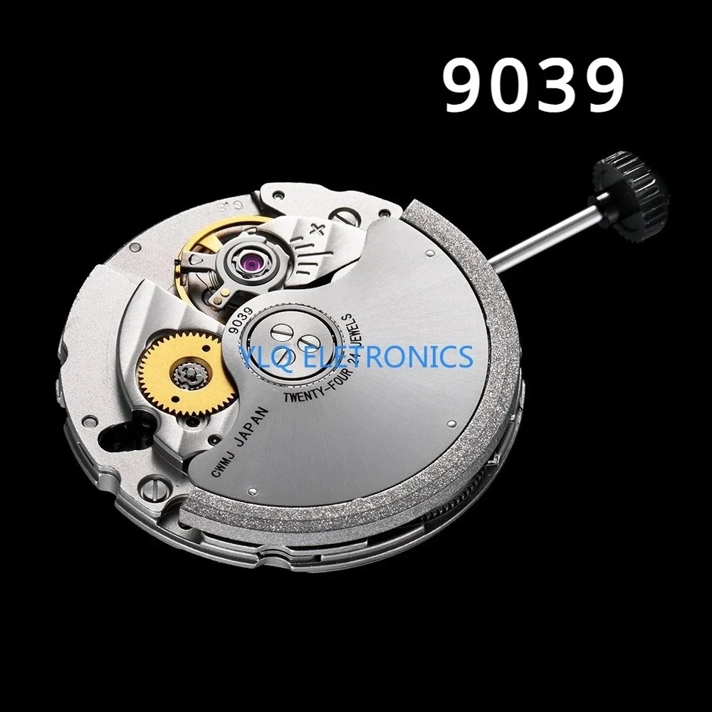 New for MIYOTA 9039 Watch Movement Replacement Parts Winding Stem 42 Hours Power Reserve Skeleton Clock 24 Jewels Skeleton