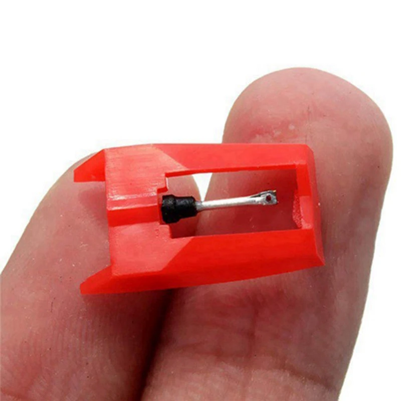 (ABDH) Agulha para Toca-Discos, 7 Peças de Agulhas de Diamante de Substituição para Toca-Discos, Agulha de Reposição para Crosley, Ion, Numark, Sanyo, Etc.