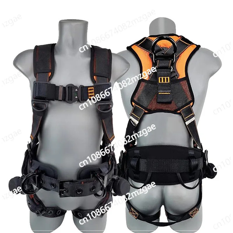 Full body European style safety belt installation, outdoor construction belt, shoulder and waist protection safety belt