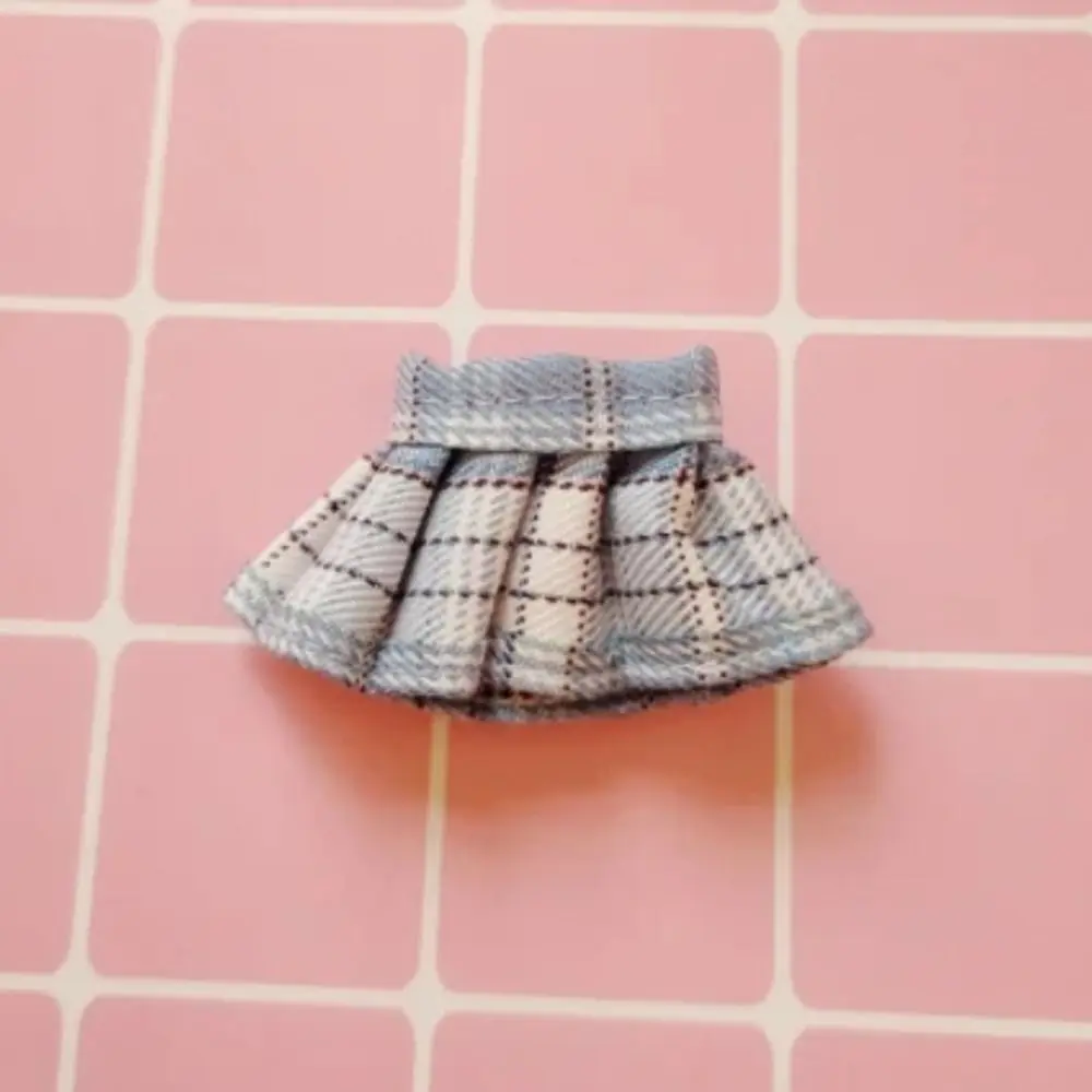 

Укороченная толстовка с капюшоном Ob11, комплект толстовок Obitsu11, платье ручной работы, полосатая юбка для куклы, повседневная одежда, одежда для куклы Bjd 1/12