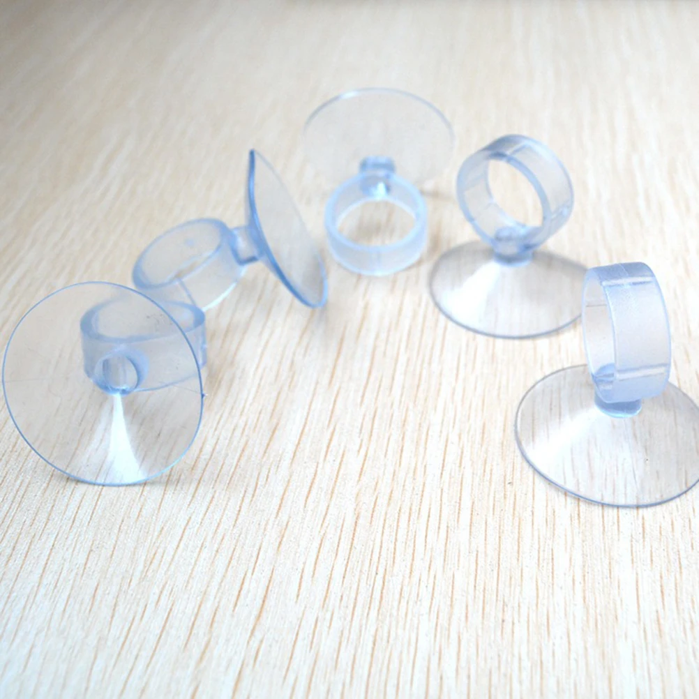 

20pcs Soft Suction Cup Aquarium Suckers Water Pipe Holder PVC Material Durable Stable Fish Tank Glass Surface Pet Supplies