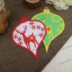 Christmas Lantern Snowflake Greeting Card Metal Die Cut Embossing Scrapbook DIY Handbook Carbon Steel Mold 2025 New Arrival