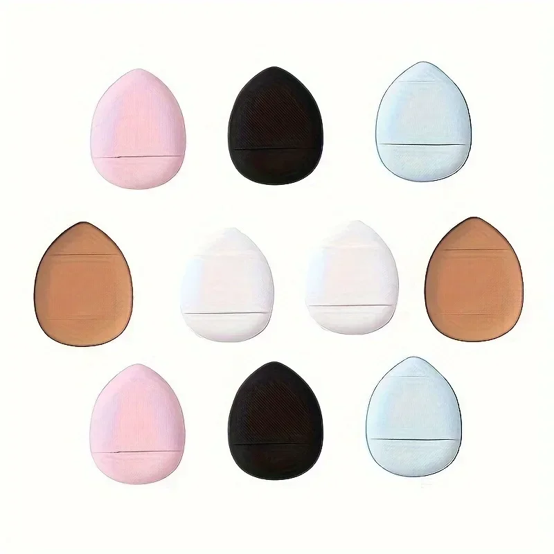 5/10Pcs Mini Finger Puff Foundation Kleine Air Kissen Pulver Schwamm Gesicht Concealer BB Creme Kosmetische Applikator Make-Up werkzeuge