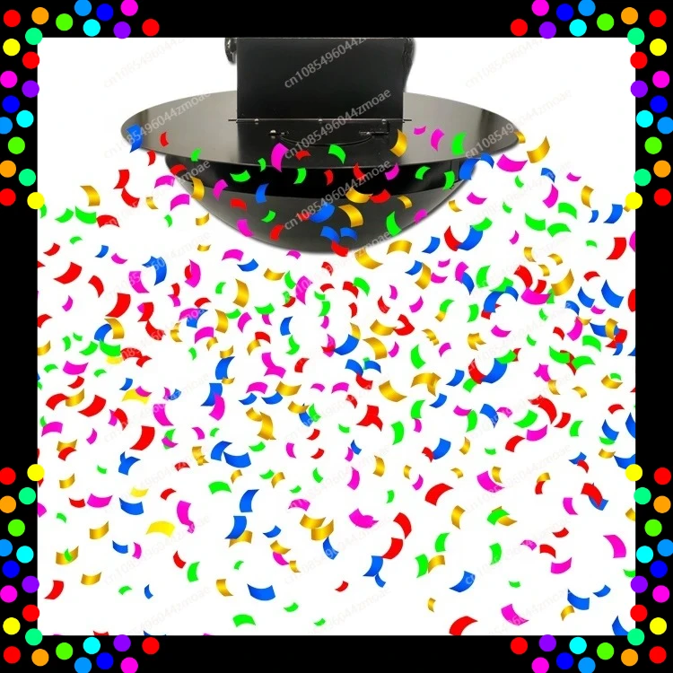 Even Confetti Widely Scattering Floating Confetti Machine White Paper Will Create Snowfall Effect Swirl Confetti Fan