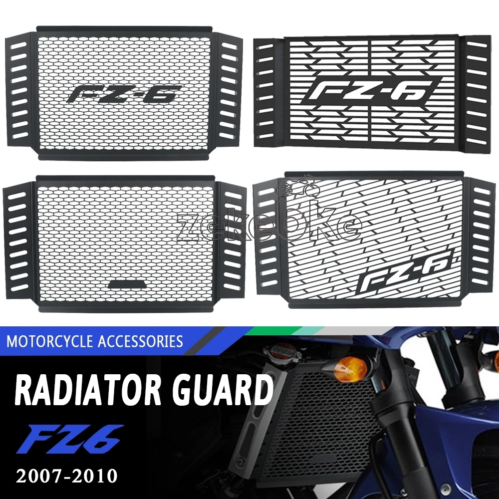 FZ6 S/N شبكة المبرد غطاء حماية لياماها FZ6 FAZER 600 FZ6S FZ6N FAZER600 FZ600 FZ 600 2004 2005 2006 2007 2008 2009 2010