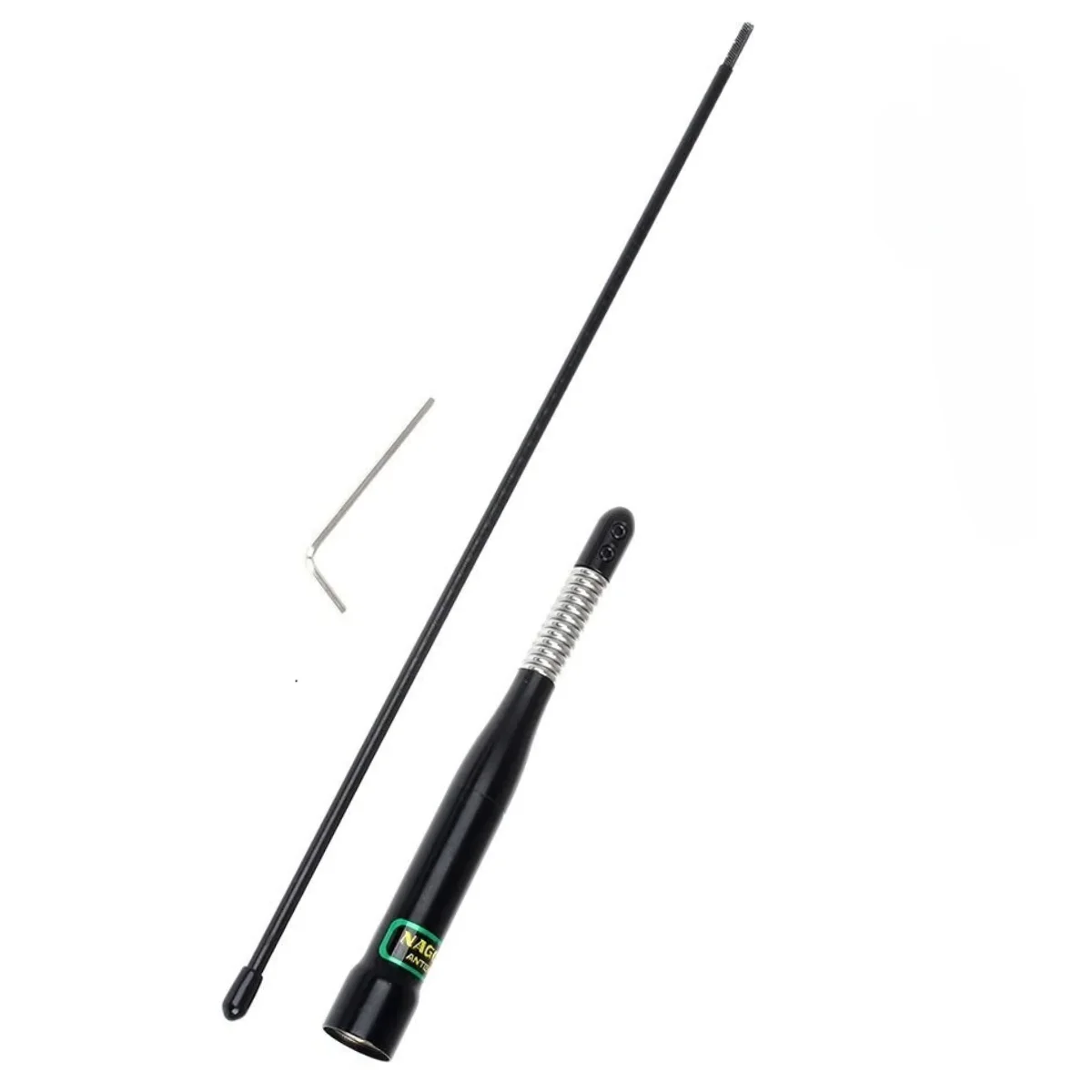 NAGOYA SP-R2 Mobile Antenna VHF UHF Dual Band 100W Stainless Steel Shock Spring Flexible Whip PL259 High Gain Car Radio Antennas