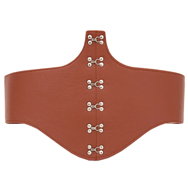 Cintura larga in pelle PU da donna cintura elastica elasticizzata corsetto Cinch cinture per donna cintura da donna Design di lusso cinture eleganti