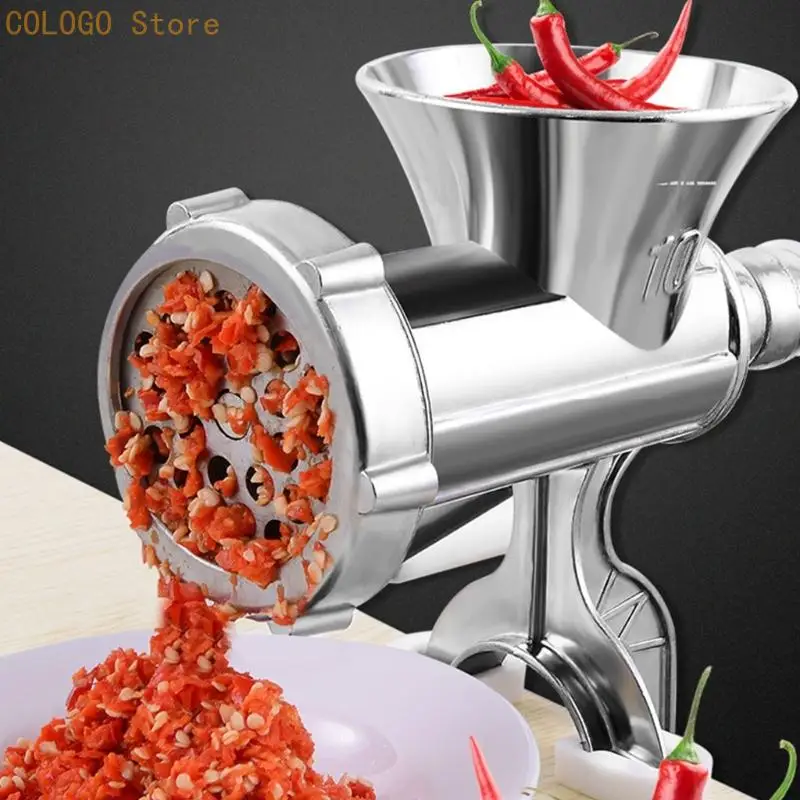 Hand Operated Sausage Stuffer Mincer for Family Cooking Use D0LD