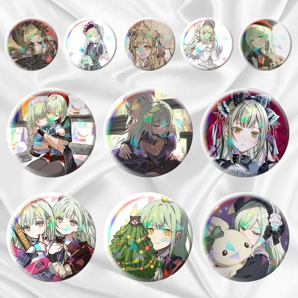 

Mutsumi Wakaba AVE Mujica 75mm 44mm 25mm Brooch Backpack Hat Pins Accessories Toys Badge
