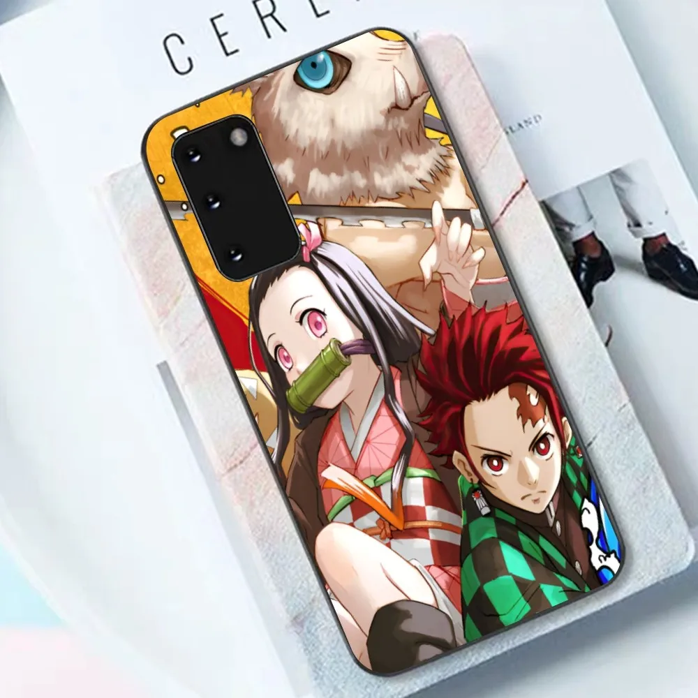 Anime Demon Slayer Cartoon Phone Case For Samsung S 9 10 20 21 22 23 30 23 24 plus lite Ultra FE S10lite Fundas