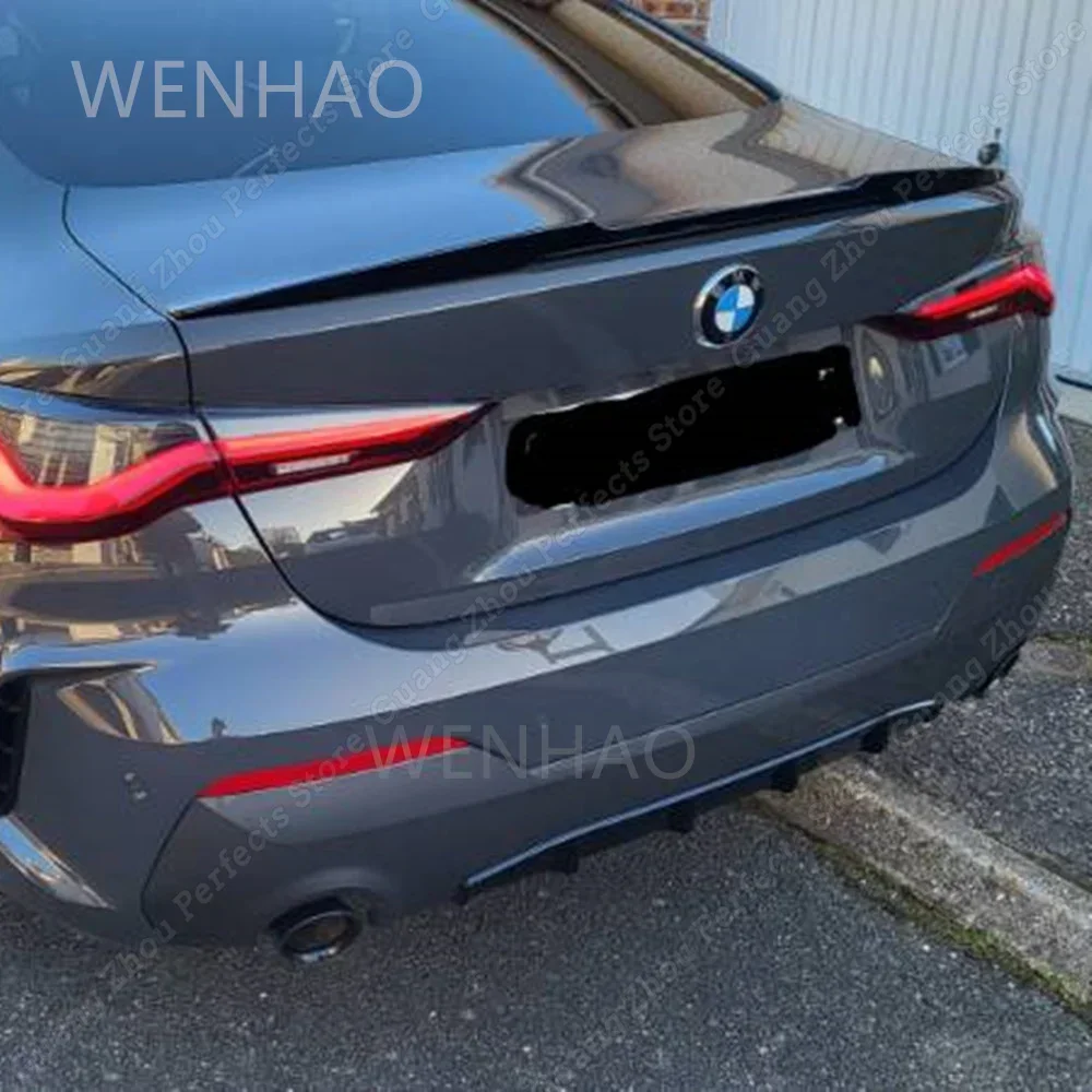 For Bmw 4 Series G22 G23 G24 G26 G82 420i 420d 430i M440i 2020-2023 Style Rear Roof Lip Spoiler Wing ABS Car Accessories