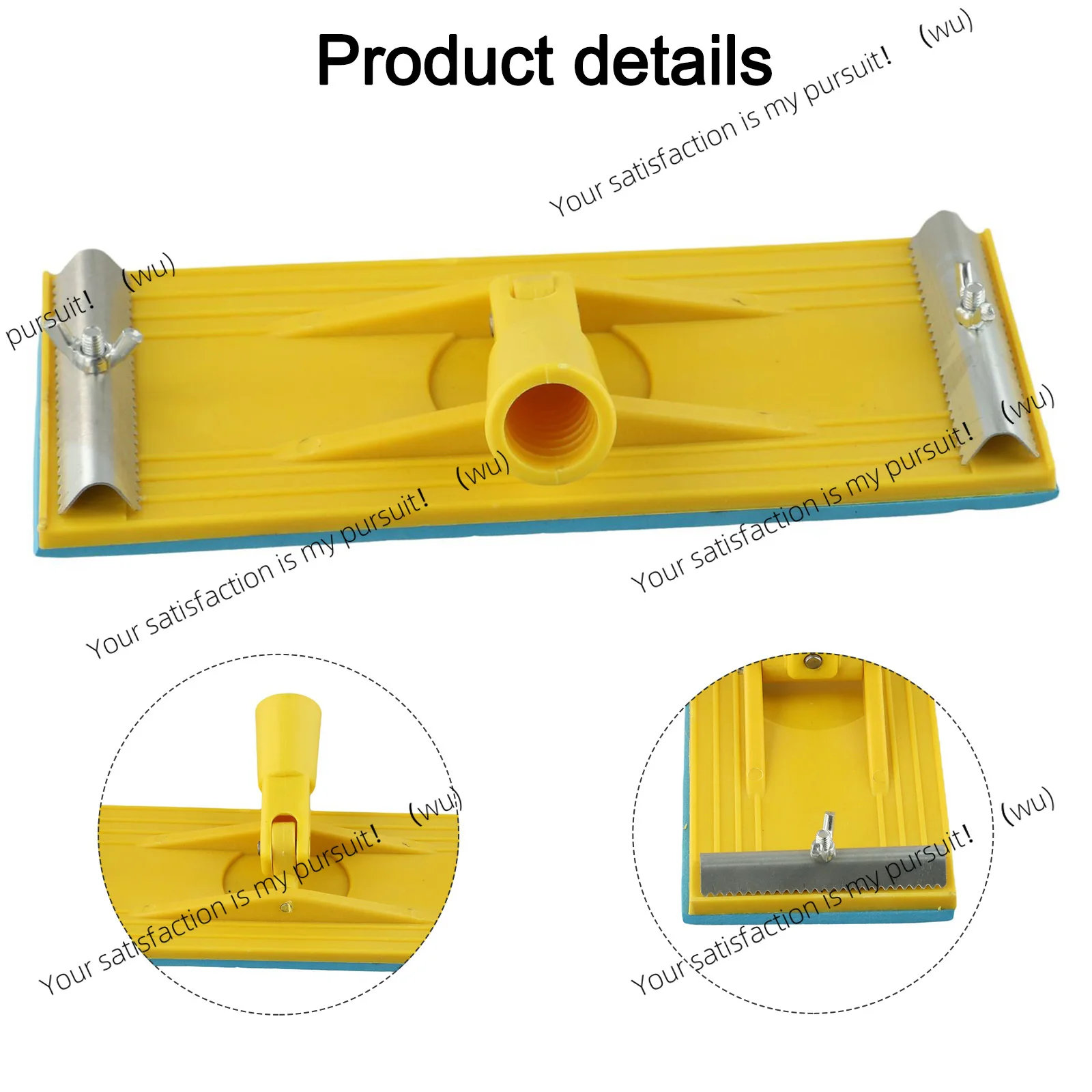 Sandpaper holder polishing tool, plasma hand-held sander holder for gypsum board grinding