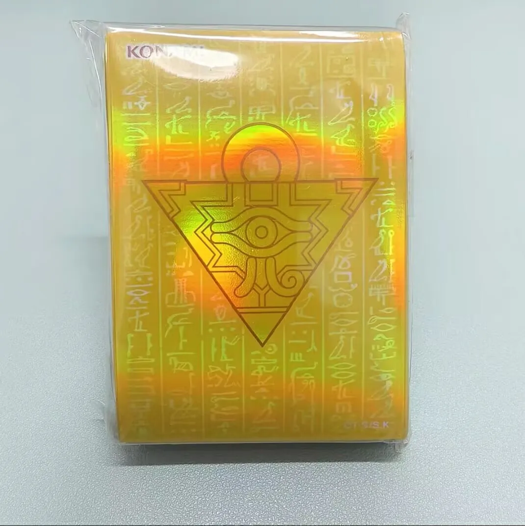 55pcs-yugioh-konami-duel-monsters-mb01-gold-millennium-puzzle-official-collection-sealed-card-protector-duelist-sleeves