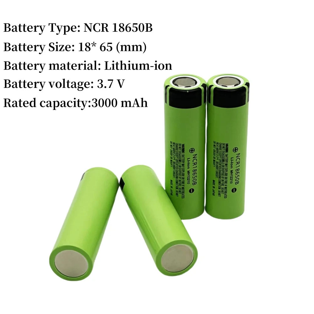 NCR18650B 34B بطارية ليثيوم قابلة للشحن 3.7 فولت 3000 مللي أمبير 18650 بطارية 34B للمراقبة ومصباح يدوي ومروحة يدوية وما إلى ذلك #5